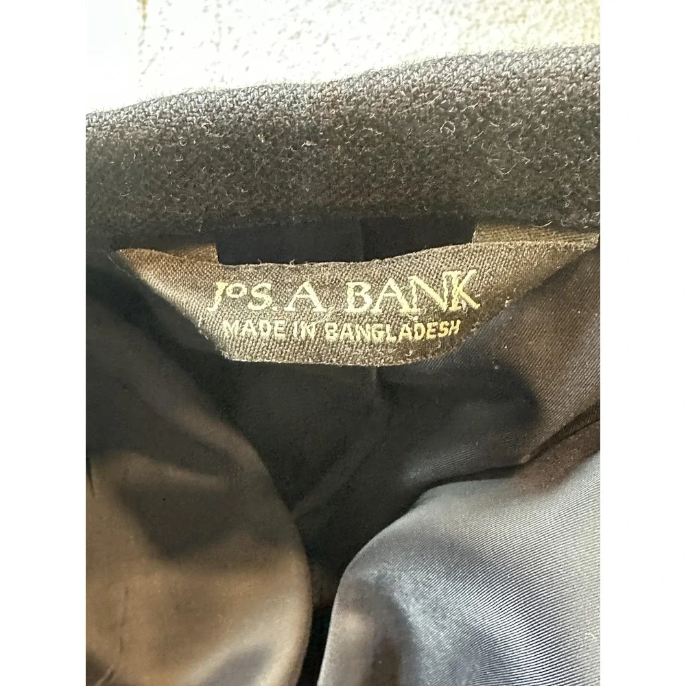 Jos. A. Bank Sport Coat Mens 43R Grey Traveler's Collection Wool Blazer